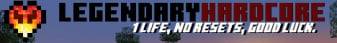 Legendary Hardcore banner Legendary Hardcore Minecraft server banner